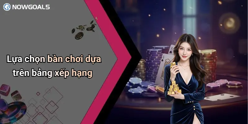 Lựa chọn bàn chơi dựa trên bảng xếp hạng