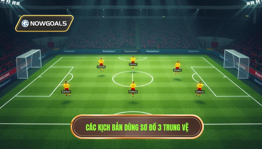 Khi nào đội bóng sử dụng sơ đồ 3 trung vệ? Các kịch bản cụ thể