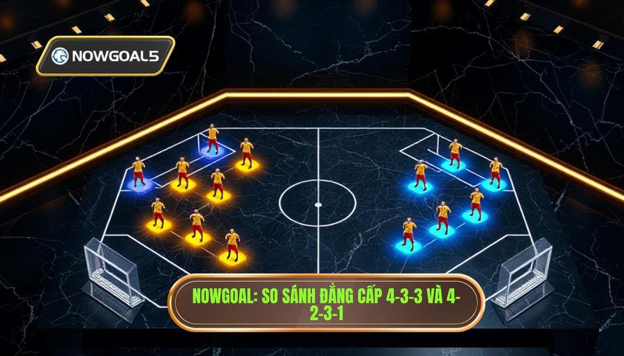 4-3-3 và 4-2-3-1 khác nhau thế nào? Phân tích chiến thuật chuyên sâu